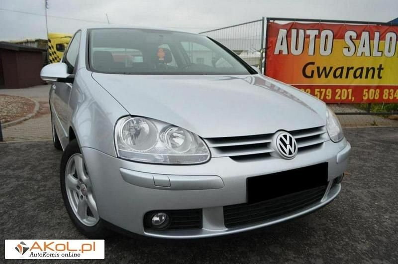 Srebrny (metalik) Używany 2007 VW Golf V Hatchback | 27 900 zł - Obraz 1/1