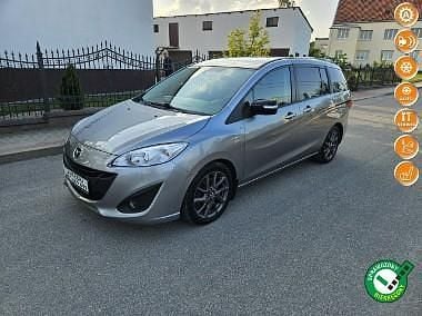 Szary (metalik) Używany 2013 Mazda 5 Minivan | 27 999 zł (Dość drogi) - Obraz 1/4