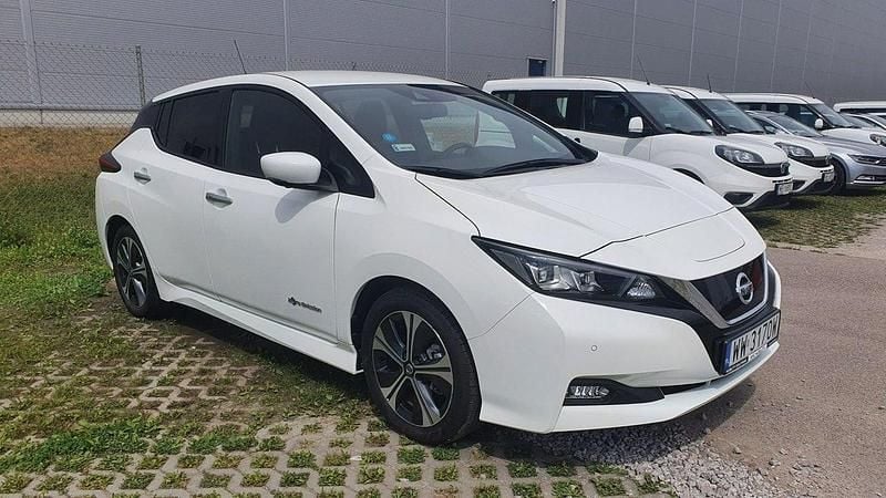 Biały Używany 2019 Nissan Leaf Hatchback | 43 000 zł (Super Cena) - Obraz 1/4