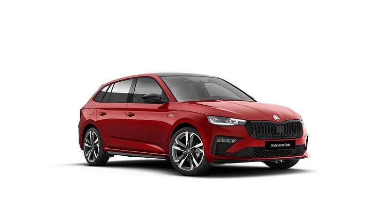 Czerwień velvet metalizowany Nowe 2026 Skoda Scala Monte Carlo Hatchback | 131 150 zł (Uczciwa cena) - Obraz 1/4