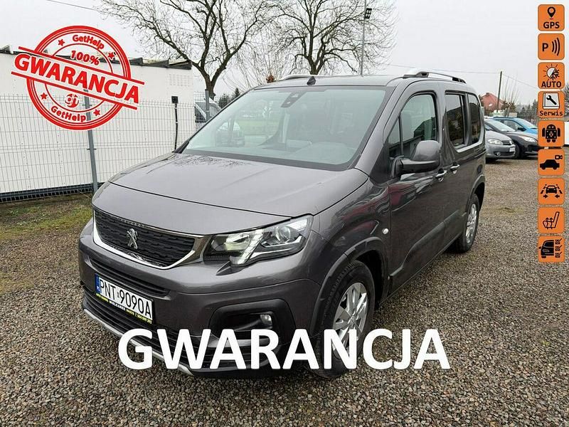 Czarny Używany 2021 Peugeot Rifter Minivan | 69 250 zł (Uczciwa cena) - Obraz 1/4