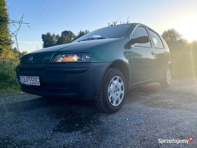 Zielony Używany 1999 Fiat Punto Hatchback | 4500 zł - Obraz 1/4