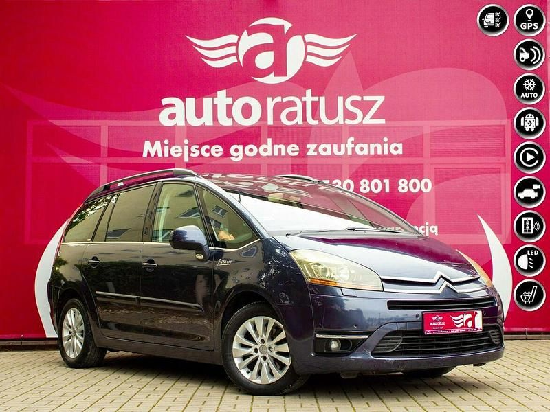 Niebieski Używany 2009 Citroën C4 Picasso Exclusive Minivan | 14 900 zł (Uczciwa cena) - Obraz 1/4