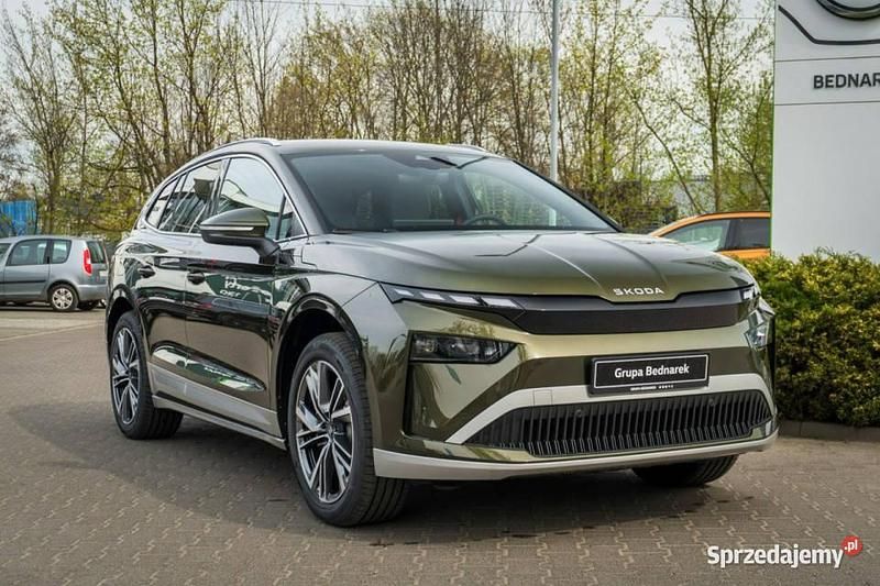 Nowe Skoda Enyaq iV 210 kW (286 KM) 2026 Zielony SUV