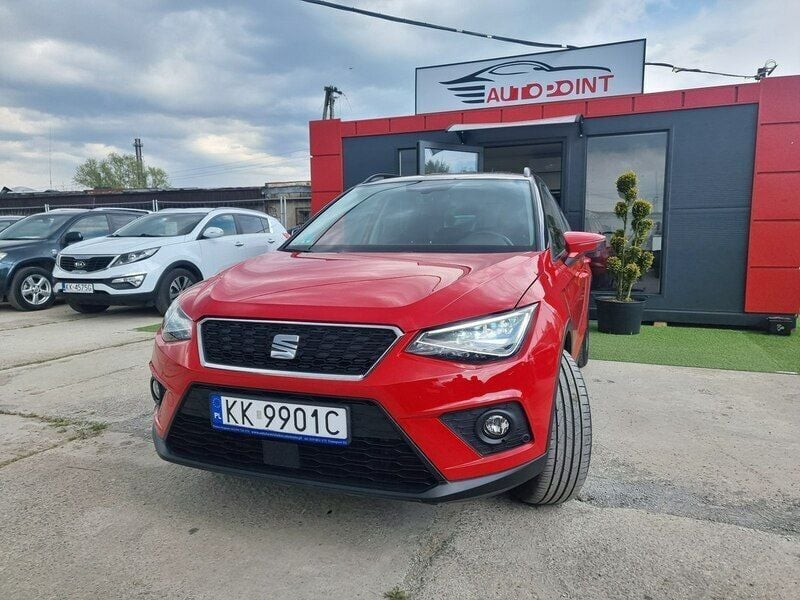 Czerwony Używany 2021 Seat Arona SUV | 69 900 zł (Uczciwa cena) - Obraz 1/4