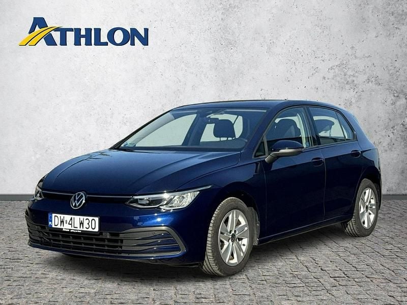 Niebieski ciemny (metalik) Używany 2020 VW Golf VII Hatchback | 75 600 zł (Drogi) - Obraz 1/4