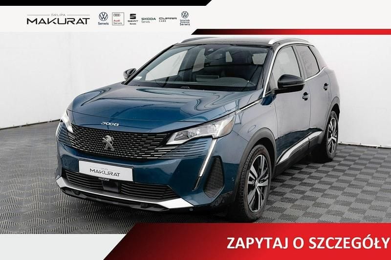 Niebieski Używany 2020 Peugeot 3008 GT SUV | 104 850 zł (Drogi) - Obraz 1/4