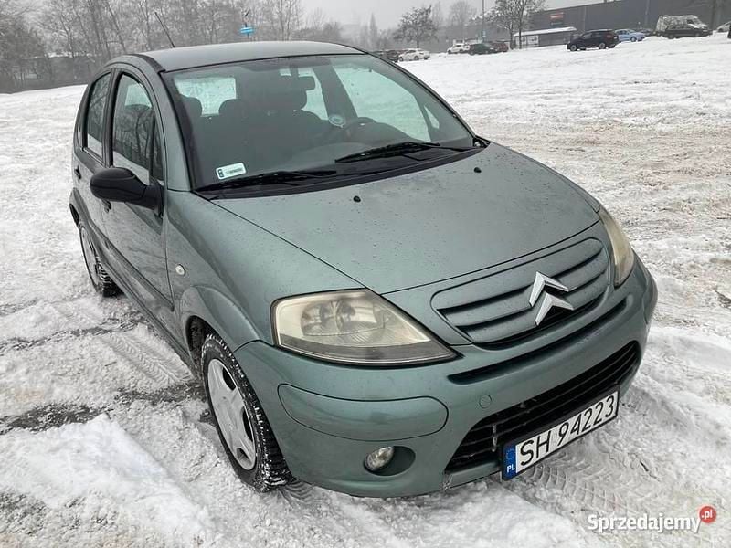 Zielony Używany 2008 Citroën C3 Hatchback | 4700 zł (Uczciwa cena) - Obraz 1/4
