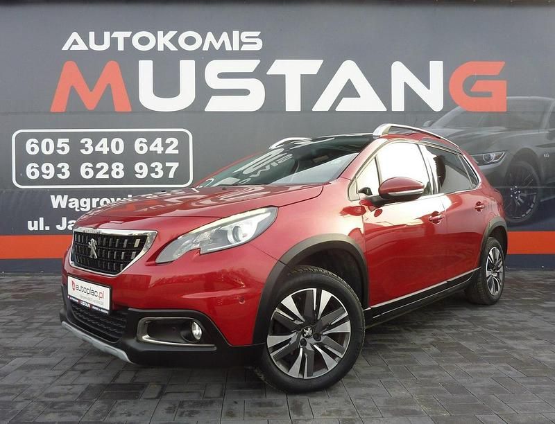 Używany Peugeot 2008 Allure 110 KM (80 kW) 2016 Bordowy (metalik) SUV