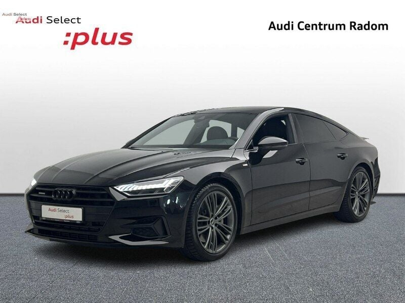 Niebieski Używany 2021 Audi A7 S-Line Hatchback | 279 980 zł (Dość drogi) - Obraz 1/4