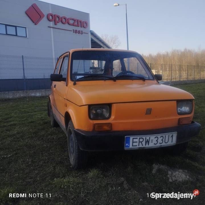 Pomarańczowy Używany 1997 Fiat 126 Hatchback | 4900 zł (Super Cena) - Obraz 1/4