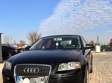 Czarny Używany 2008 Audi A3 Coupe | 16 500 zł (Uczciwa cena) - Obraz 1/4
