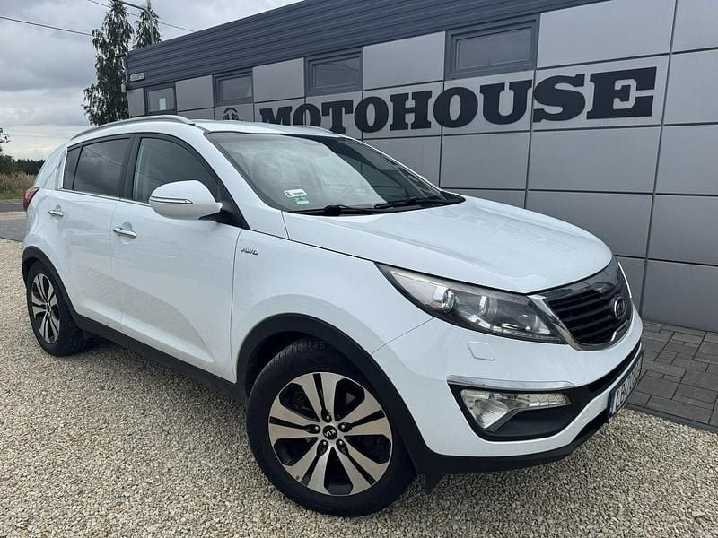 Biały Używany 2011 Kia Sportage 2 SUV | 37 900 zł (Dość drogi) - Obraz 1/4