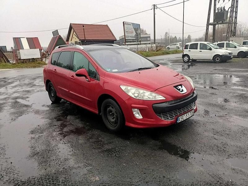 Czerwony Używany 2008 Peugeot 308 Kombi | 2950 zł (Super Cena) - Obraz 1/4