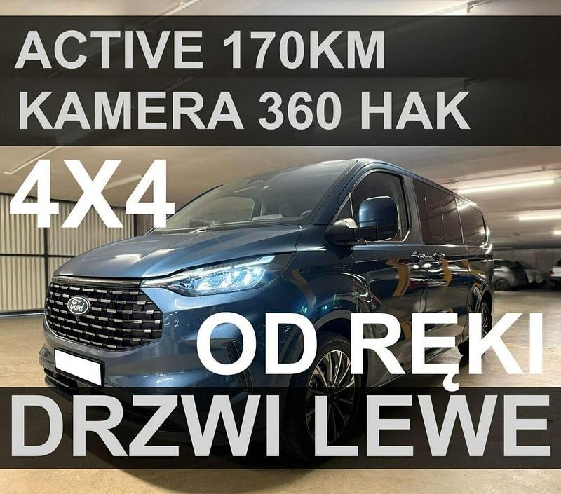 Niebieski (metalik) Nowe 2025 Ford Tourneo Custom Active Van | 295 200 zł - Obraz 1/2