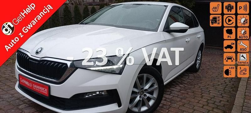 Biały Używany 2022 Skoda Scala Hatchback | 37 300 zł (Super Cena) - Obraz 1/2