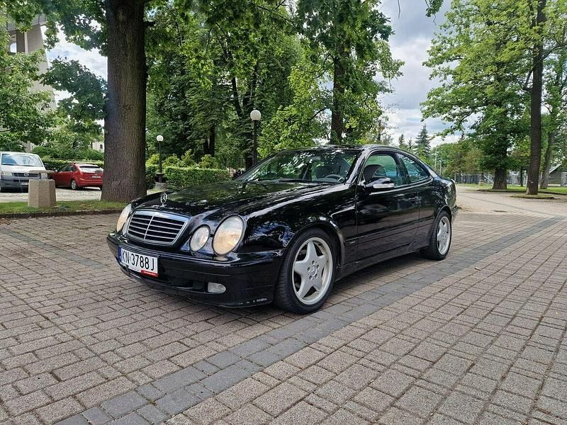 Czarny Używany 1999 Mercedes CLK230 Avantgarde Coupe | 12 900 zł - Obraz 1/4