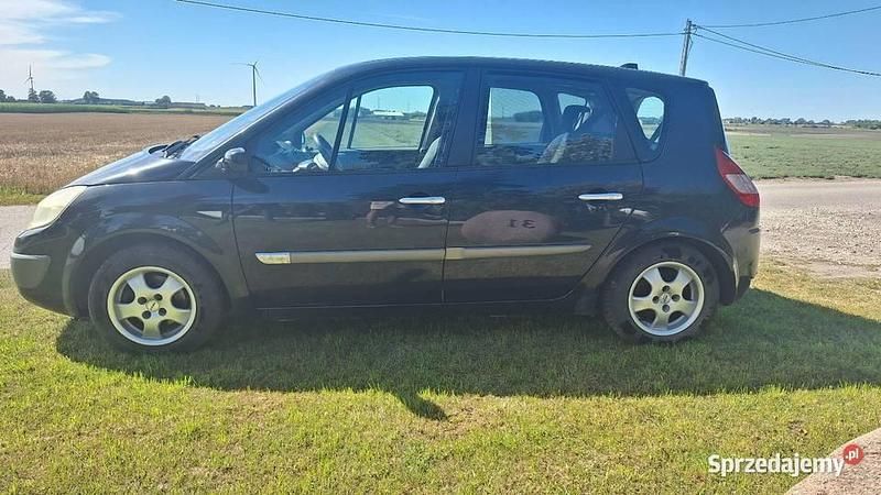 Czarny Używany 2004 Renault Scénic II Minivan | 4600 zł (Uczciwa cena) - Obraz 1/4