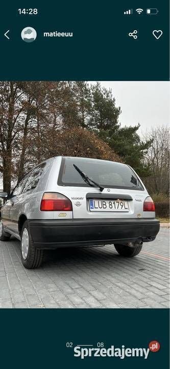 Srebrny Używany 1993 Nissan Sunny Hatchback | 5900 zł - Obraz 1/4