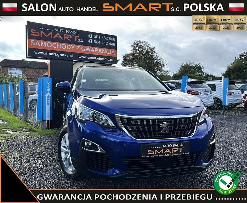Fioletowy Używany 2018 Peugeot 3008 SUV | 54 900 zł (Dobra cena) - Obraz 1/4