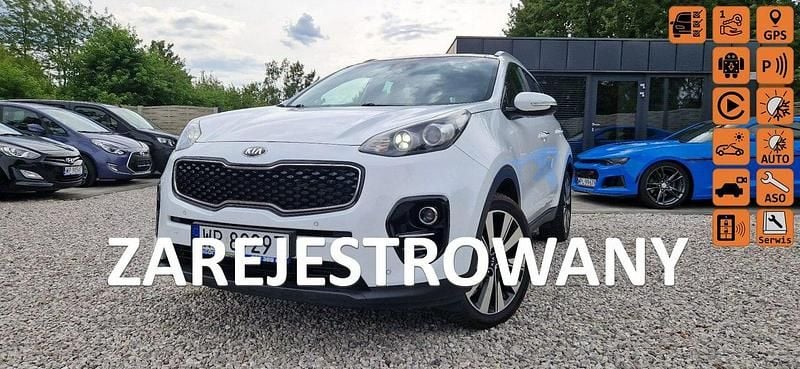 Biały Używany 2016 Kia Sportage 2 SUV | 57 900 zł (Uczciwa cena) - Obraz 1/4