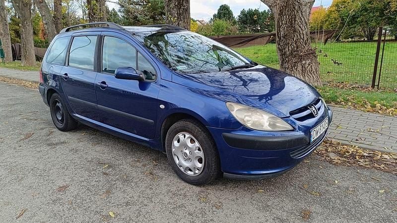 Granatowy Używany 2005 Peugeot 307 Kombi | 3700 zł (Uczciwa cena) - Obraz 1/4