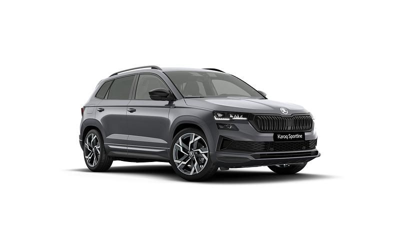 Szary graphite metalizowany Nowe 2026 Skoda Karoq SportLine SUV | 175 100 zł (Uczciwa cena) - Obraz 1/2