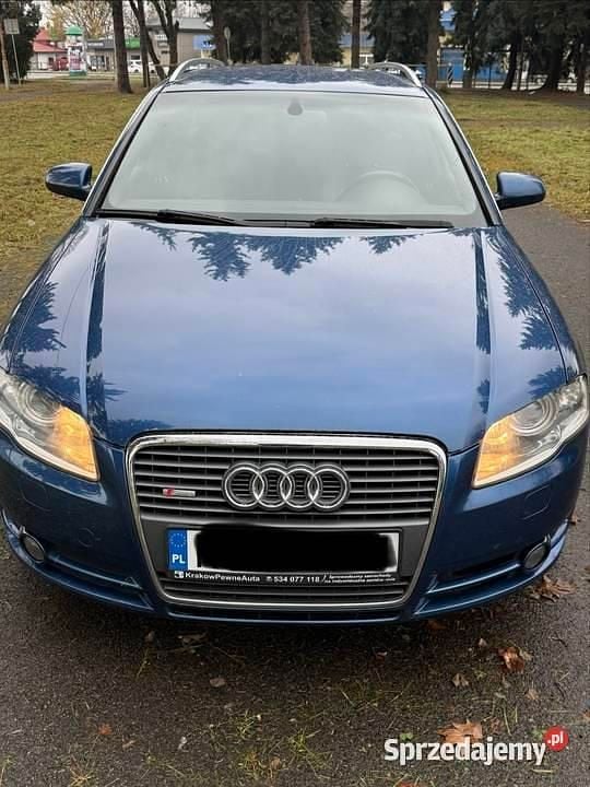 Niebieski Używany 2007 Audi A4 S-Line Kombi | 28 500 zł (Dość drogi) - Obraz 1/4