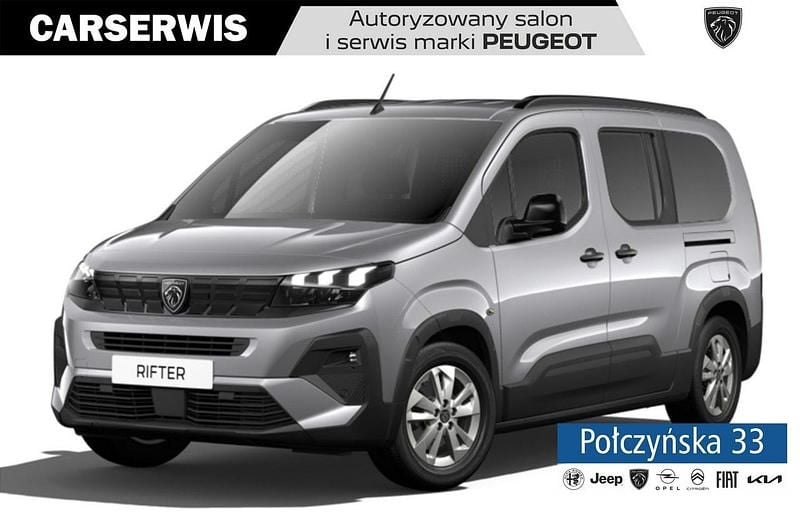 Nowe Peugeot Rifter 110 KM (80 kW) 2025 Szary (metalik) Minivan