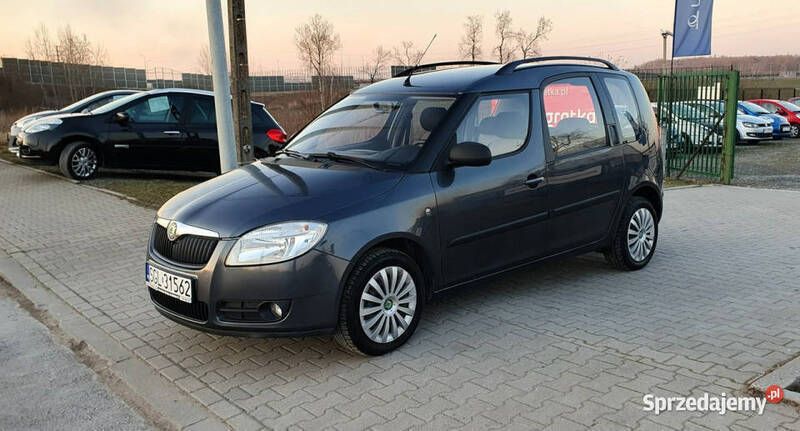 Szary Używany 2010 Skoda Roomster Kombi | 14 500 zł - Obraz 1/4