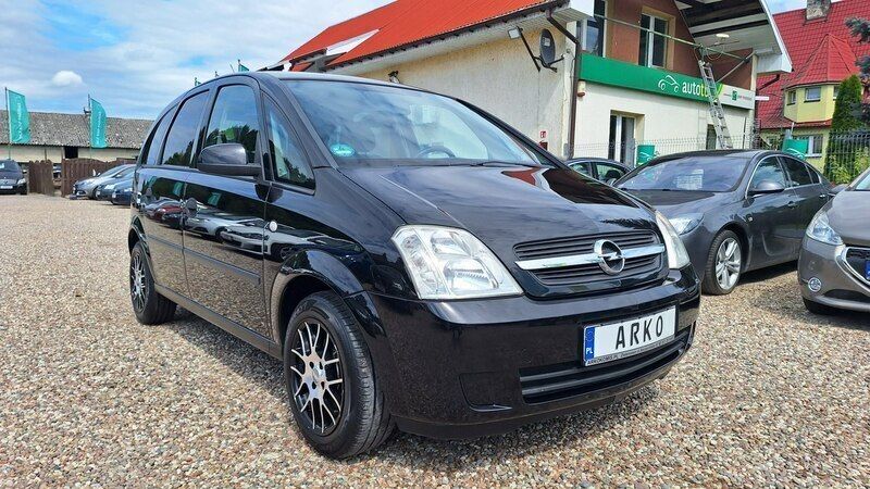 Czarny (metalik) Używany 2004 Opel Meriva Minivan | 11 900 zł (Drogi) - Obraz 1/4