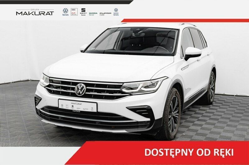 Biały Używany 2021 VW Tiguan SUV | 109 810 zł (Dość drogi) - Obraz 1/4