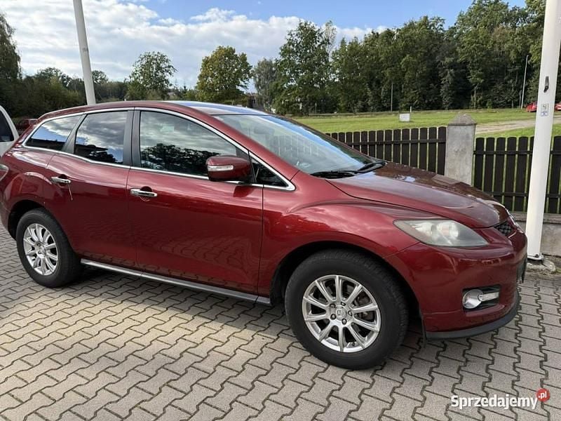 Czerwony ciemny (metalik) Używany 2009 Mazda CX-7 SUV | 9900 zł - Obraz 1/4