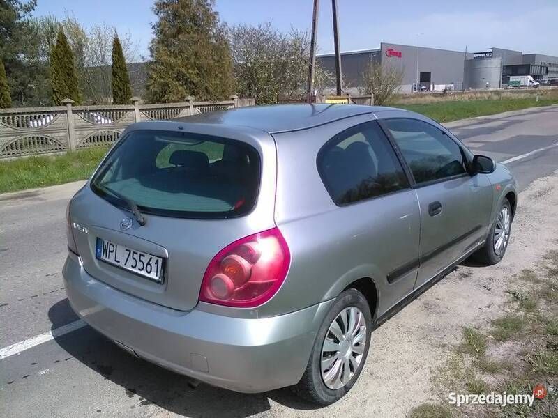 Srebrny Używany 2005 Nissan Almera Hatchback | 1900 zł - Obraz 1/4