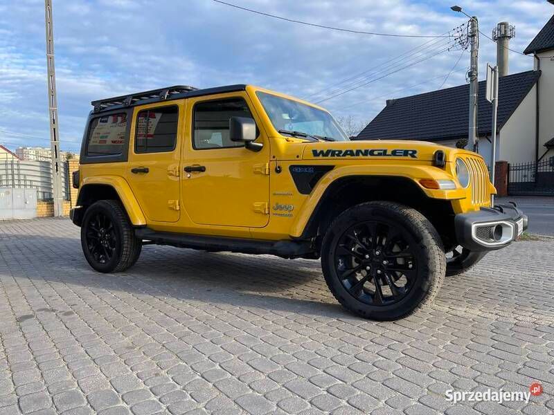 Używany Jeep Wrangler Sahara 2021 Żółty SUV