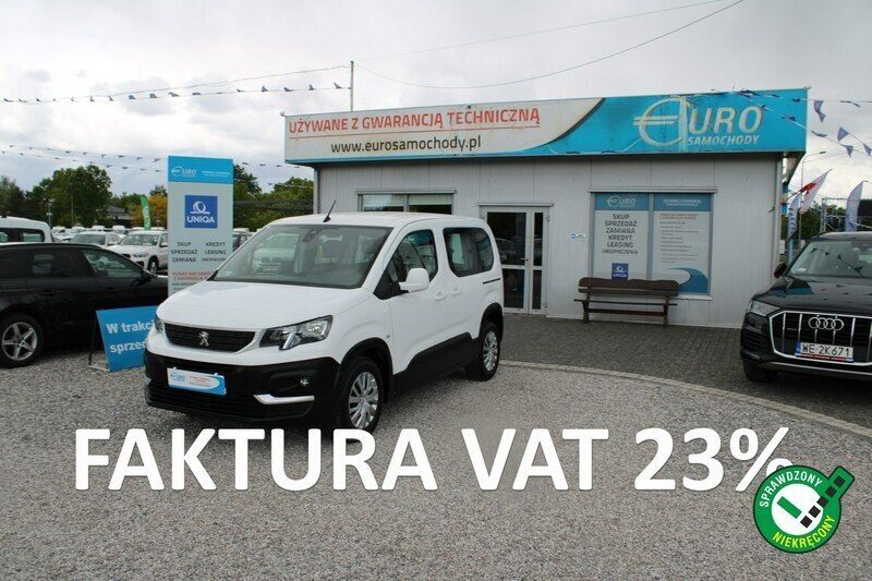 Biały Używany 2021 Peugeot Rifter Minivan | 45 447 zł (Super Cena) - Obraz 1/4