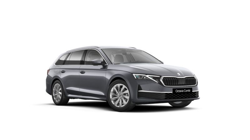 Szary graphite metalizowany Nowe 2025 Skoda Octavia Selection Kombi | 151 950 zł (Dobra cena) - Obraz 1/3