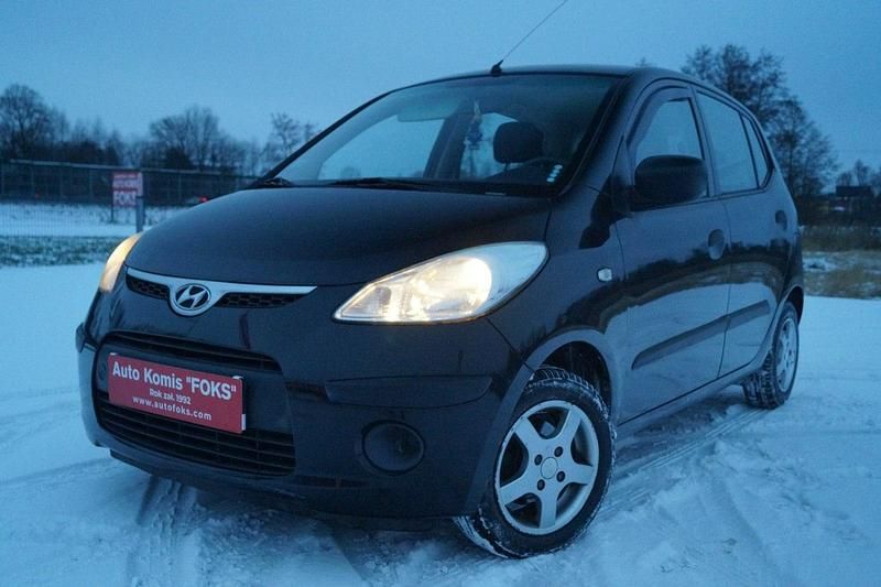 Czarny (metalik) Używany 2009 Hyundai i10 Hatchback | 7500 zł (Uczciwa cena) - Obraz 1/4