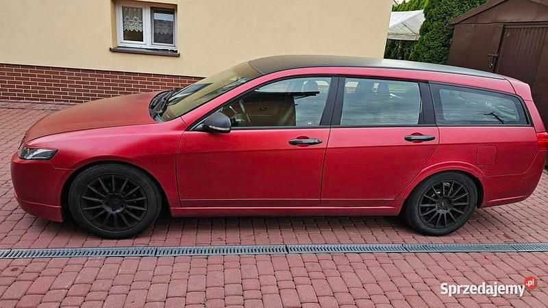 Bordowy Używany 2005 Honda Accord Kombi | 9500 zł - Obraz 1/4