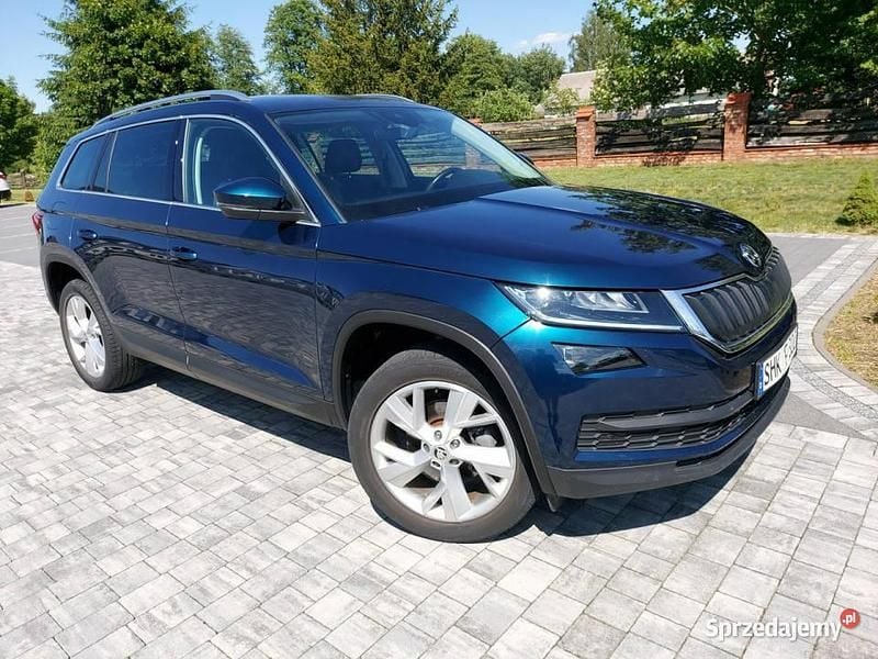 Niebieski Używany 2020 Skoda Kodiaq SUV | 99 400 zł (Dobra cena) - Obraz 1/4
