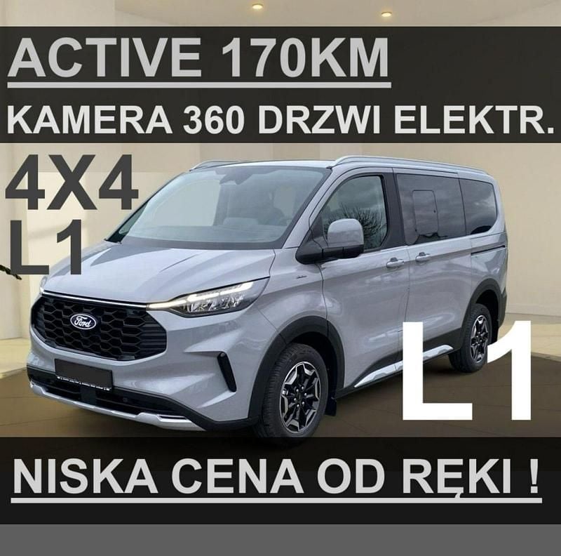 Szary Nowe 2025 Ford Tourneo Custom Active Sedan/Limuzyna | 286 590 zł (Uczciwa cena) - Obraz 1/4