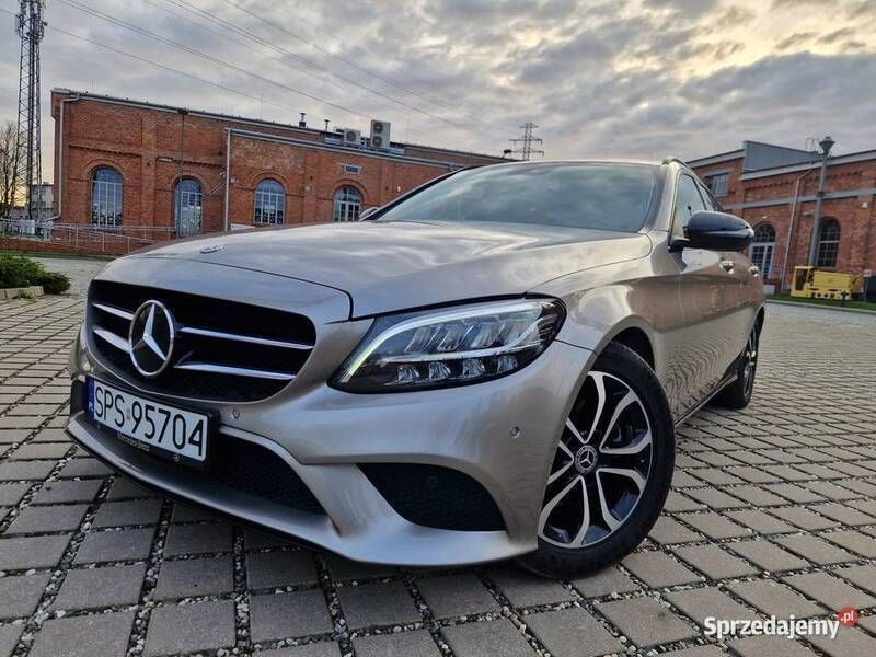 Szary Używany 2019 Mercedes C220 Avantgarde Sedan/Limuzyna | 102 500 zł (Uczciwa cena) - Obraz 1/4