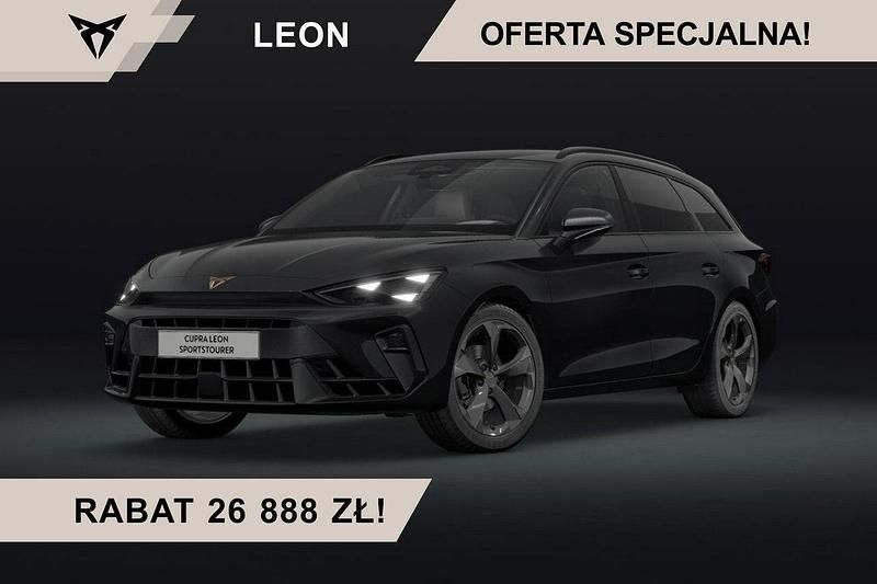 Używany Cupra Leon 333 KM (244 kW) 2023 Czarny (metalik) Sedan/Limuzyna