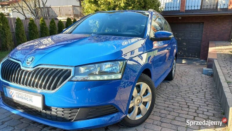 Niebieski Używany 2022 Skoda Fabia Kombi | 34 800 zł (Super Cena) - Obraz 1/4