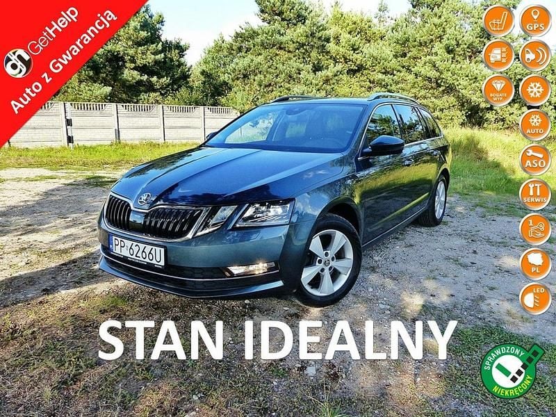 Szary Używany 2019 Skoda Octavia Style Kombi | 48 990 zł (Uczciwa cena) - Obraz 1/4