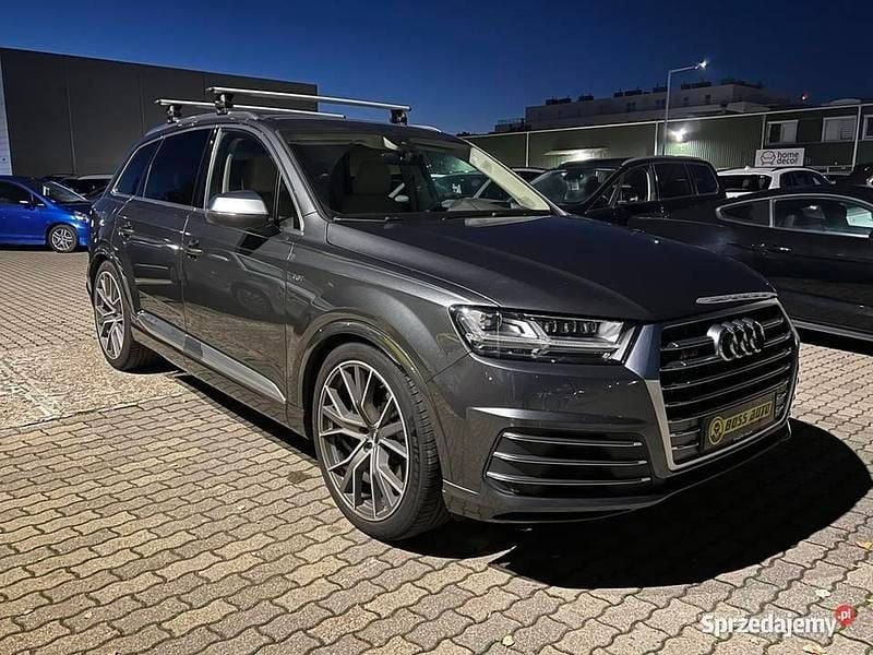 Szary Używany 2017 Audi SQ7 Comfort SUV | 181 000 zł - Obraz 1/4