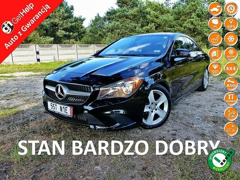 Czarny Używany 2015 Mercedes CLA250 Sedan/Limuzyna | 44 990 zł - Obraz 1/4