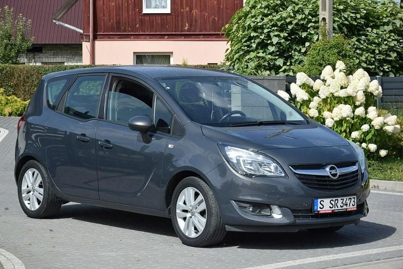 Szary Używany 2015 Opel Meriva Minivan | 24 900 zł (Dobra cena) - Obraz 1/4