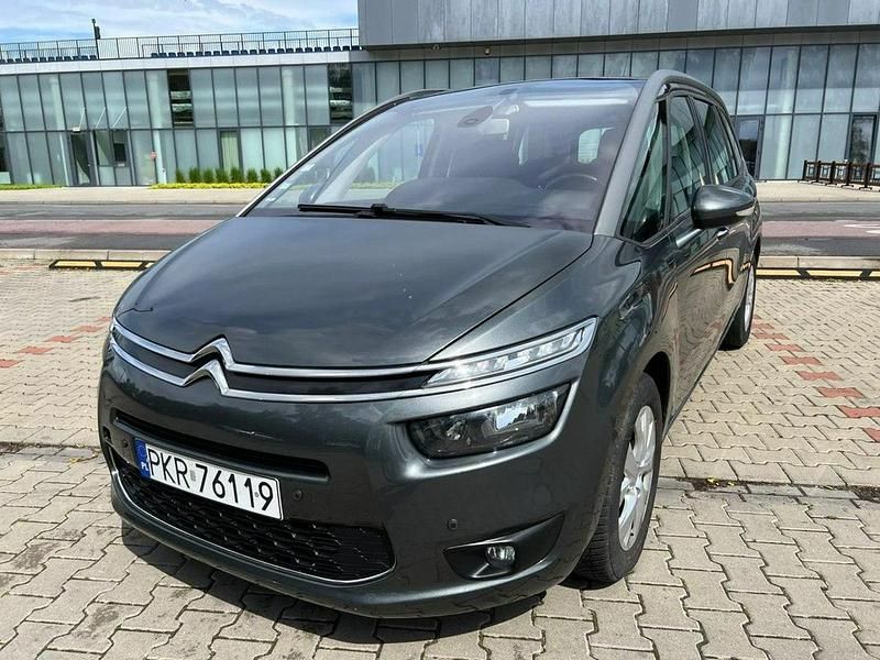 Szary Używany 2014 Citroën Grand C4 Picasso Minivan | 32 500 zł (Uczciwa cena) - Obraz 1/4