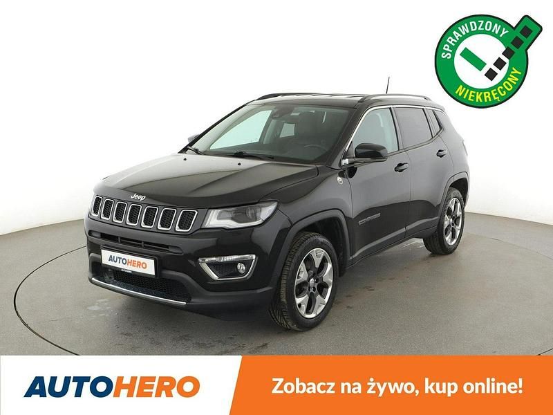Czarny (metalik) Używany 2017 Jeep Compass SUV | 58 700 zł (Uczciwa cena) - Obraz 1/3